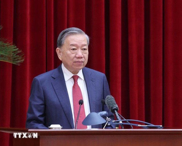 Toàn văn phát biểu khai mạc Hội nghị Trung ương 14 của Tổng Bí thư Tô Lâm- Ảnh 1. Toàn văn phát biểu khai mạc Hội nghị Trung ương 14 của Tổng Bí thư Tô Lâm- Ảnh 1.