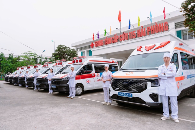 Vingroup hỗ trợ Hải Phòng chuẩn hóa hệ thống cấp cứu ngoại viện theo chuẩn quốc tế- Ảnh 1. Vingroup hỗ trợ Hải Phòng chuẩn hóa hệ thống cấp cứu ngoại viện theo chuẩn quốc tế- Ảnh 1.