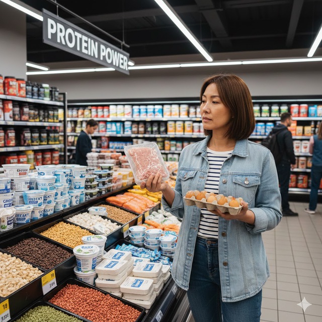 Lượng protein khuyến nghị cho người ở độ tuổi 50- Ảnh 1.