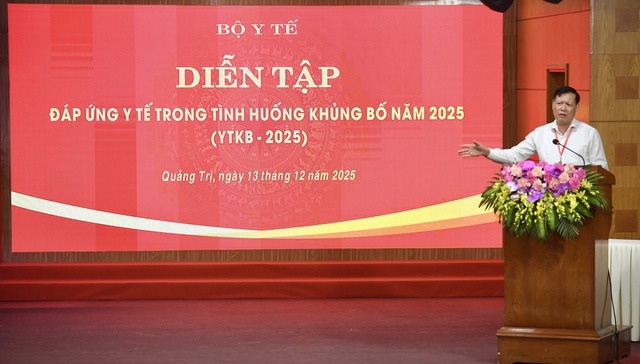 Bộ Y tế tổ chức diễn tập đáp ứng y tế trong tình huống khủng bố- Ảnh 2. Bộ Y tế tổ chức diễn tập đáp ứng y tế trong tình huống khủng bố- Ảnh 2.