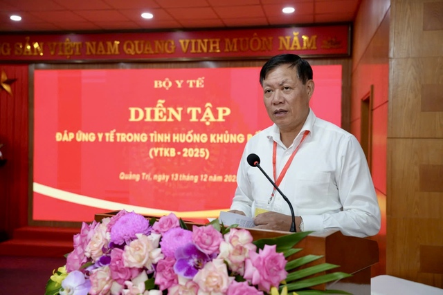 Bộ Y tế tổ chức diễn tập đáp ứng y tế trong tình huống khủng bố- Ảnh 3. Bộ Y tế tổ chức diễn tập đáp ứng y tế trong tình huống khủng bố- Ảnh 3.