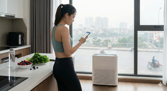 Đối phó với ô nhiễm không khí: 5 cách đơn giản giúp bạn có lá phổi khỏe mạnh- Ảnh 1. Đối phó với ô nhiễm không khí: 5 cách đơn giản giúp bạn có lá phổi khỏe mạnh- Ảnh 1.