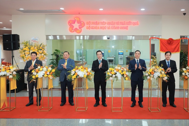 Khai trương bộ phận một cửa Bộ Khoa học và Công nghệ theo mô hình mới- Ảnh 1.