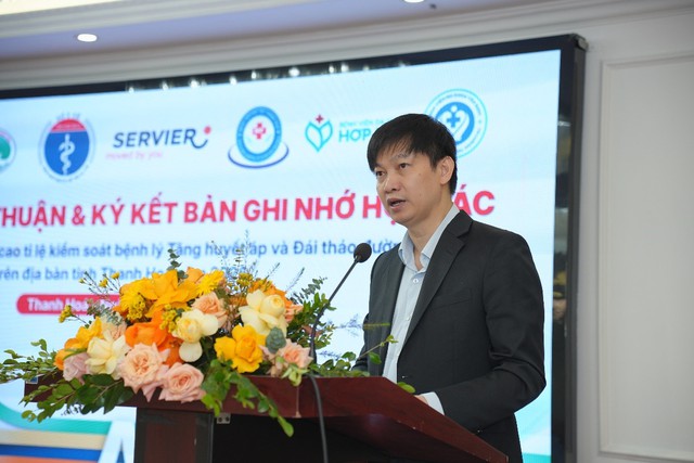 Servier Việt Nam đồng hành cùng ngành y tế Thanh Hóa về triển khai đề án Control Rate – As One: Hướng tới kiểm soát toàn diện bệnh lý mạn tính- Ảnh 2.