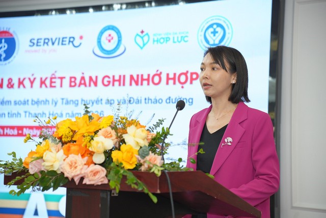 Servier Việt Nam đồng hành cùng ngành y tế Thanh Hóa về triển khai đề án Control Rate – As One: Hướng tới kiểm soát toàn diện bệnh lý mạn tính- Ảnh 3.