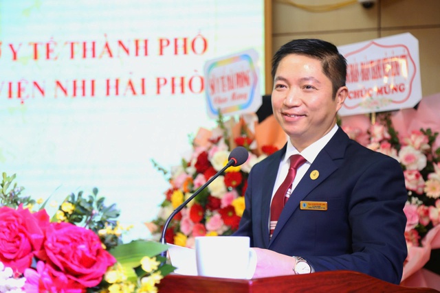 Ông Nguyễn Việt Anh giữ chức vụ Phó Giám đốc Bệnh viện Nhi Hải Phòng- Ảnh 2.