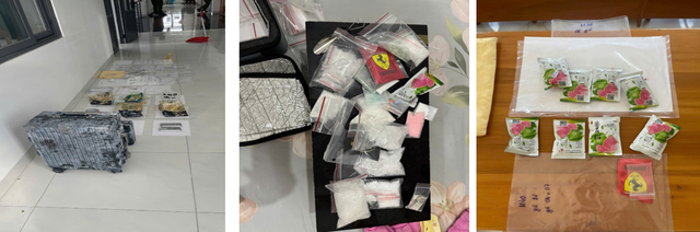 Khởi tố 3 đối tượng ở Lâm Đồng liên quan đến vali chứa hơn 2,7 kg ma túy- Ảnh 1.