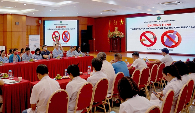 Cuộc thi 'Cơ sở y tế không khói thuốc lá': Không gian điều trị trong lành giúp nâng cao chất lượng khám, chữa bệnh- Ảnh 5.