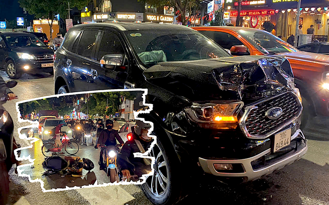 Hà Nội: Tai nạn giao thông liên hoàn, 2 người bị thương- Ảnh 2.