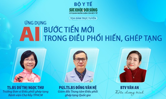 Truyền hình trực tuyến: Ứng dụng AI – Bước tiến mới trong điều phối hiến, ghép tạng- Ảnh 1.