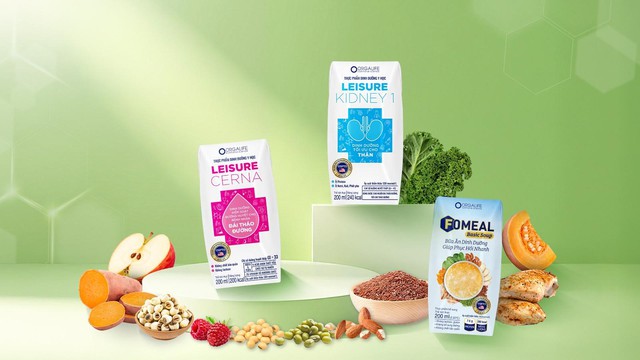 Orgalife ra mắt dung tích mới 200ml cho bộ ba dinh dưỡng hỗ trợ bệnh nhân bổ sung năng lượng- Ảnh 1. Orgalife ra mắt dung tích mới 200ml cho bộ ba dinh dưỡng hỗ trợ bệnh nhân bổ sung năng lượng- Ảnh 1.