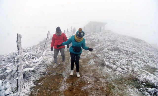 Diễn biến nhiệt độ của đợt không khí lạnh đang bao phủ miền Bắc- Ảnh 1.