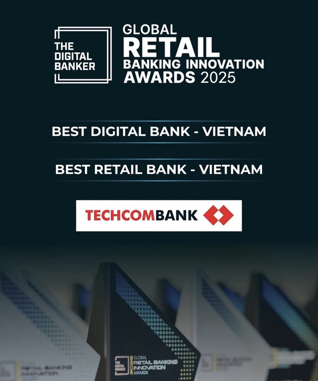 Techcombank ba năm liên tiếp là 'Ngân hàng số tốt nhất Việt Nam' do the Digital Banker bình chọn- Ảnh 1.