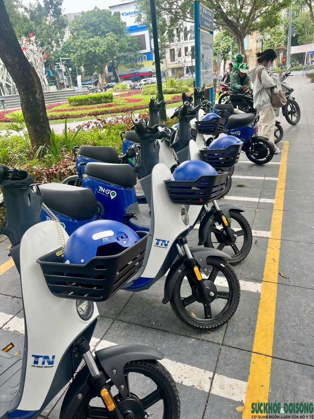 Hà Nội sử dụng xe đạp điện công cộng, thêm giải pháp giao thông thân thiện môi trường- Ảnh 7. Hà Nội sử dụng xe đạp điện công cộng, thêm giải pháp giao thông thân thiện môi trường- Ảnh 7.