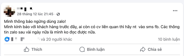 Người dùng nói gì khi Zalo yêu cầu 'Chấp nhận hoặc ngừng dùng'- Ảnh 1. Người dùng nói gì khi Zalo yêu cầu 'Chấp nhận hoặc ngừng dùng'- Ảnh 1.