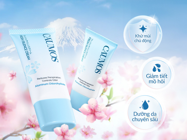 Caumos Fresh Silence: Bước tiến mới trong khử mùi dưới cánh tay- Ảnh 2.