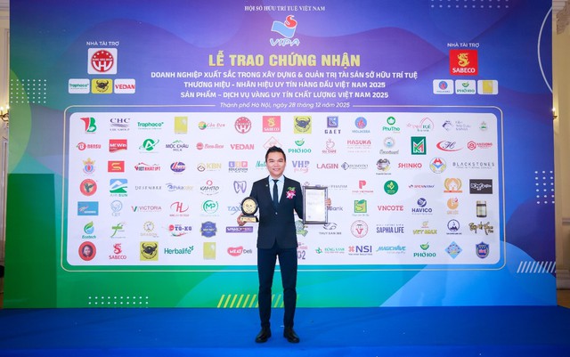Herbalife Việt Nam đạt giải thưởng 'Thương Hiệu, Nhãn Hiệu Uy Tín Hàng Đầu Việt Nam' 2025- Ảnh 3.