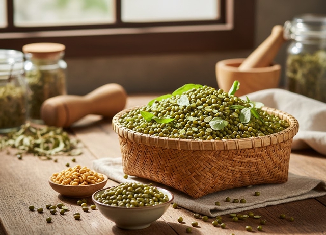 Cách làm đậu xanh rang uống mỗi sáng thải độc gan, ngủ ngon, da sáng- Ảnh 1.