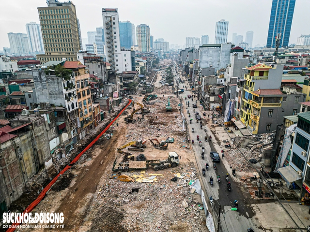 Diện mạo Vành đai 1 sau khi phá dỡ loạt công trình lớn- Ảnh 2. Diện mạo Vành đai 1 sau khi phá dỡ loạt công trình lớn- Ảnh 2.