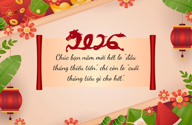 Lời chúc năm mới 2026 bằng tiếng Anh và hài hước nhất- Ảnh 1. Lời chúc năm mới 2026 bằng tiếng Anh và hài hước nhất- Ảnh 1.