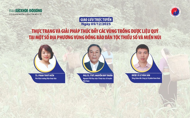 Giao lưu trực tuyến: Thực trạng và giải pháp thúc đẩy các vùng trồng dược liệu quý tại một số địa phương vùng đồng bào dân tộc thiểu số và miền núi- Ảnh 3.