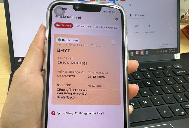 Tự động gia hạn bảo hiểm y tế trên VNeID: Người hưởng lương hưu không còn nỗi lo thẻ hết hạn- Ảnh 1. Tự động gia hạn bảo hiểm y tế trên VNeID: Người hưởng lương hưu không còn nỗi lo thẻ hết hạn- Ảnh 1.