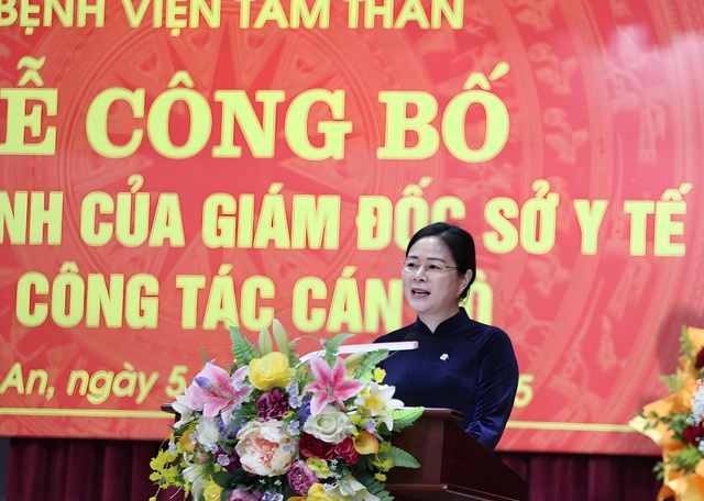 Bệnh viện Tâm thần Nghệ An có Giám đốc mới- Ảnh 1.