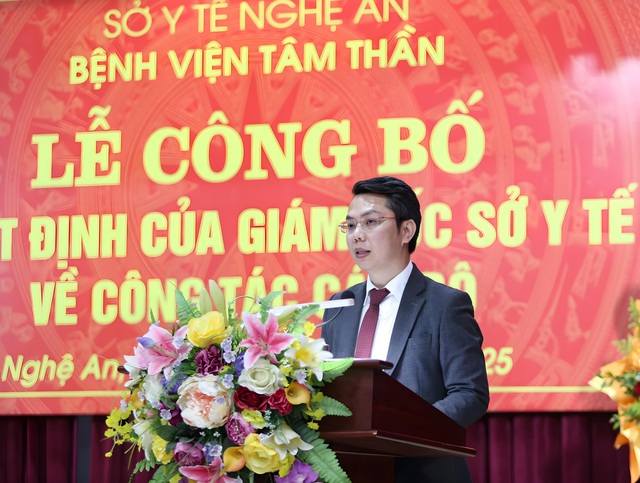 Bệnh viện Tâm thần Nghệ An có Giám đốc mới- Ảnh 3.