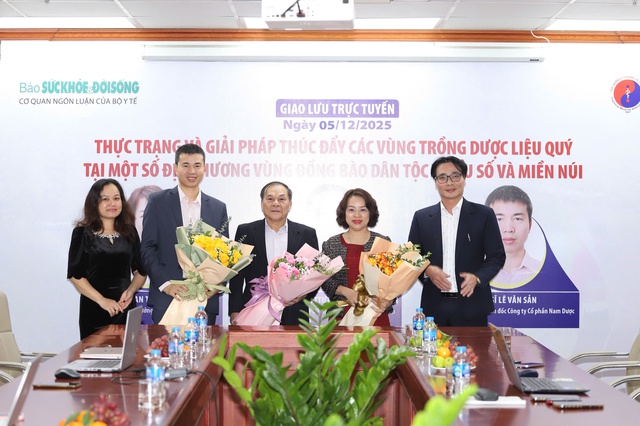 Giao lưu trực tuyến: Thực trạng và giải pháp thúc đẩy các vùng trồng dược liệu quý tại một số địa phương vùng đồng bào dân tộc thiểu số và miền núi- Ảnh 1.