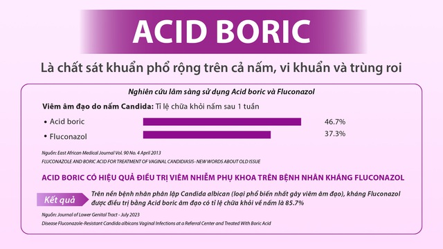 Acid boric và Octenidine dihydrochloride: Hoạt chất phối hợp hỗ trợ điều trị viêm nhiễm phụ khoa thế hệ mới- Ảnh 2.