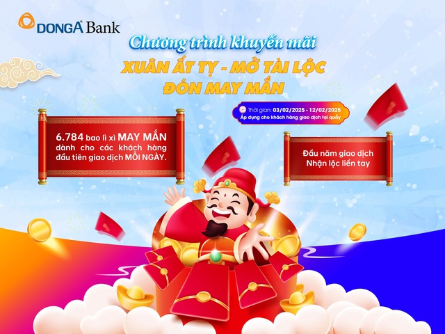 Xuân đến nhà, Lộc đến tay – Giao dịch ngay cùng DongA Bank- Ảnh 2.