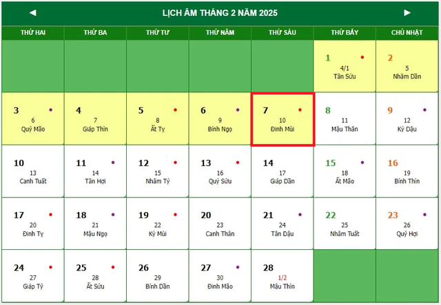 Lịch âm 7/2 - Âm lịch hôm nay 7/2 - Lịch vạn niên ngày 7/2/2025- Ảnh 1.