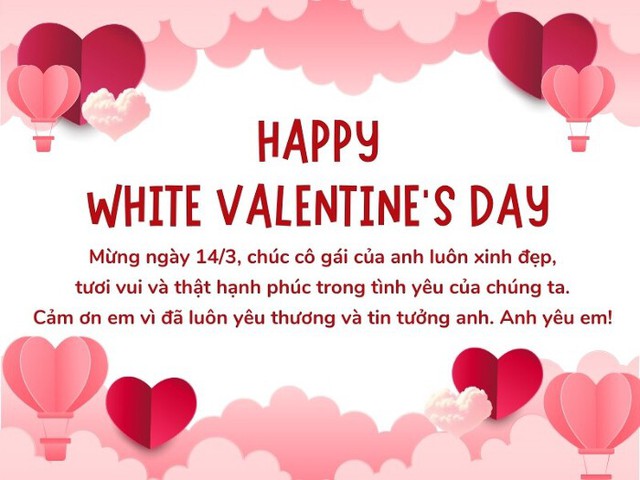 Những lời chúc ngày Valentine 14/3 - Valentine trắng tặng người yêu- Ảnh 1.