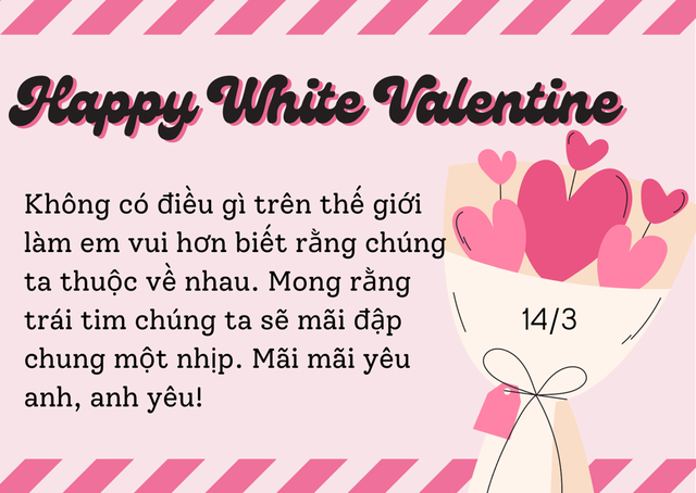 Những lời chúc ngày Valentine 14/3 - Valentine trắng tặng vợ chồng- Ảnh 2.