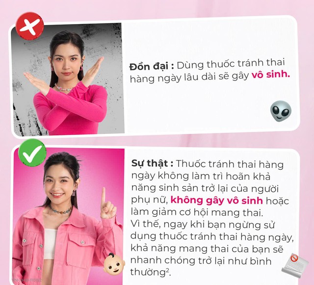 'Giải oan' 4 tin đồn về thuốc tránh thai hàng ngày, cho nàng yên tâm- Ảnh 2.