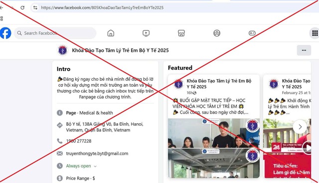 Cảnh báo Fanpage giả mạo thông tin Bộ Y tế- Ảnh 2.