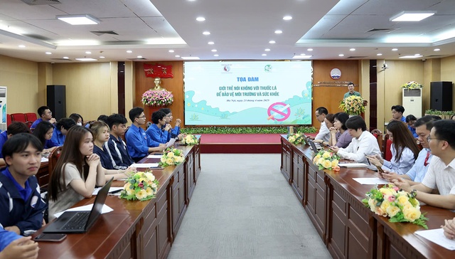 'Giới trẻ nói không với thuốc lá để bảo vệ sức khoẻ và môi trường'- Ảnh 1. 'Giới trẻ nói không với thuốc lá để bảo vệ sức khoẻ và môi trường'- Ảnh 1.
