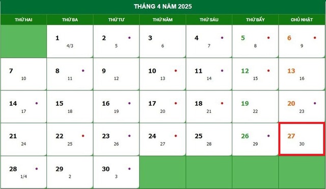 Lịch âm 27/4 - Âm lịch hôm nay 27/4 - Lịch vạn niên ngày 27/4/2025- Ảnh 1. Lịch âm 27/4 - Âm lịch hôm nay 27/4 - Lịch vạn niên ngày 27/4/2025- Ảnh 1.