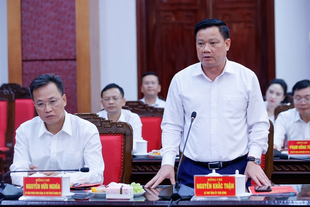 Thủ tướng đề nghị triển khai nhanh xây dựng BVĐK 1.500 giường và phát triển ĐH Y Dược Thái Bình- Ảnh 3. Thủ tướng đề nghị triển khai nhanh xây dựng BVĐK 1.500 giường và phát triển ĐH Y Dược Thái Bình- Ảnh 3.