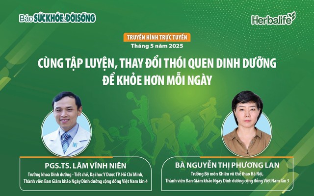 Truyền hình trực tuyến: Cùng tập luyện, thay đổi thói quen dinh dưỡng để khỏe hơn mỗi ngày- Ảnh 1. Truyền hình trực tuyến: Cùng tập luyện, thay đổi thói quen dinh dưỡng để khỏe hơn mỗi ngày- Ảnh 1.