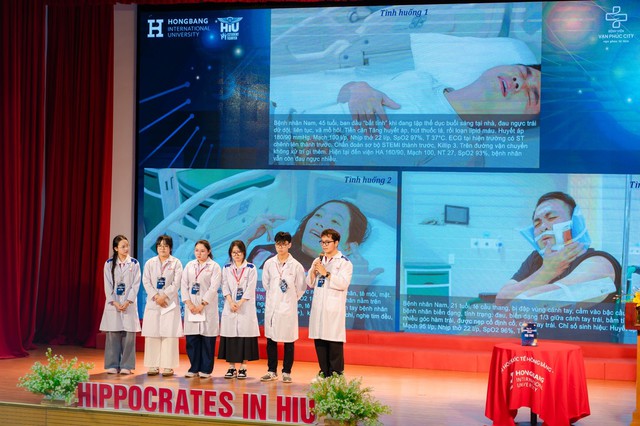Sân chơi học thuật Hippocrates: Sinh viên khối sức khỏe thử lửa nghề- Ảnh 3. Sân chơi học thuật Hippocrates: Sinh viên khối sức khỏe thử lửa nghề- Ảnh 3.