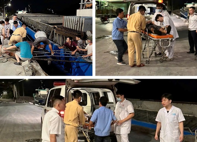 Hải Phòng: Kịp thời hỗ trợ thuyền viên bị đột quỵ trên sông Đá Bạch- Ảnh 1. Hải Phòng: Kịp thời hỗ trợ thuyền viên bị đột quỵ trên sông Đá Bạch- Ảnh 1.