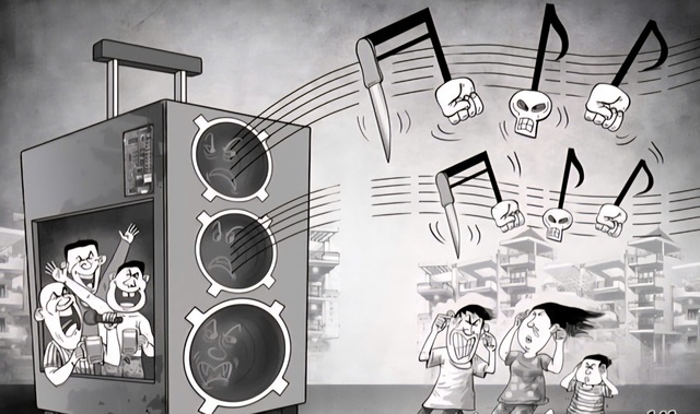 Huế 'mạnh tay' với karaoke loa kẹo kéo gây ô nhiễm tiếng ồn- Ảnh 1.