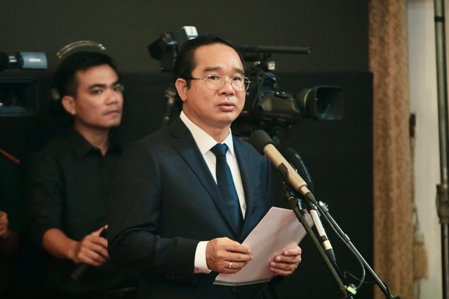 Lễ truy điệu nguyên Chủ tịch nước Trần Đức Lương tại TPHCM- Ảnh 2. Lễ truy điệu nguyên Chủ tịch nước Trần Đức Lương tại TPHCM- Ảnh 2.