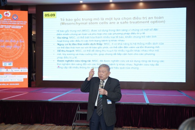 Giáo sư Thái Hồng Quang mang kỳ vọng mới về liệu pháp tế bào gốc đến Hội nghị Nội tiết Đái tháo đường và Rối loạn chuyển hoá khu vực Miền Trung Tây Nguyên- Ảnh 3.
