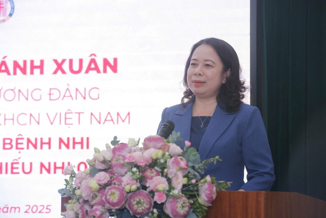 Phó Chủ tịch nước: Chăm sóc sức khỏe trẻ em chính là chuẩn bị cho tương lai tươi đẹp của đất nước- Ảnh 3. Phó Chủ tịch nước: Chăm sóc sức khỏe trẻ em chính là chuẩn bị cho tương lai tươi đẹp của đất nước- Ảnh 3.