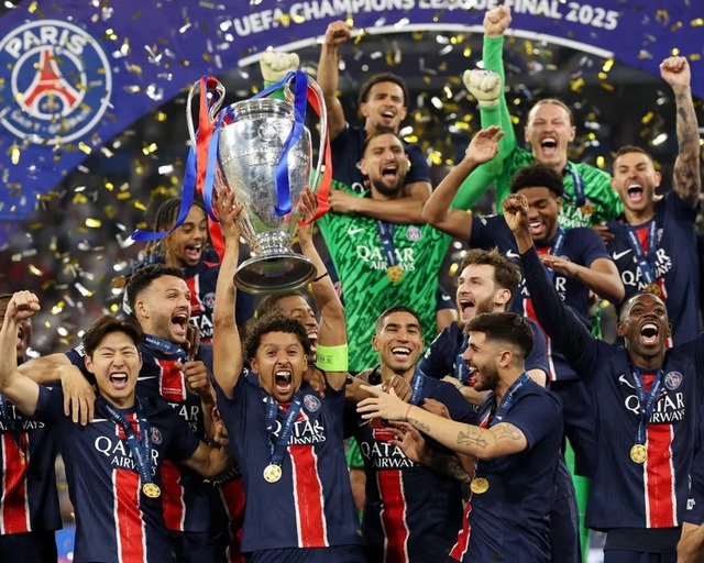 PSG vô địch Champions League sau màn 'hủy diệt' Inter Milan- Ảnh 1. PSG vô địch Champions League sau màn 'hủy diệt' Inter Milan- Ảnh 1.