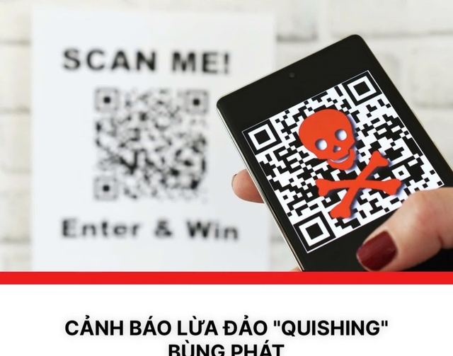 Cảnh báo lừa đảo 'Quishing', chỉ cần quét mã có thể mất sạch tiền- Ảnh 1. Cảnh báo lừa đảo 'Quishing', chỉ cần quét mã có thể mất sạch tiền- Ảnh 1.