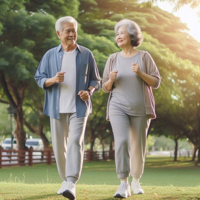Vì sao người cao tuổi nên đi bộ vào sáng sớm?- Ảnh 1. Vì sao người cao tuổi nên đi bộ vào sáng sớm?- Ảnh 1.