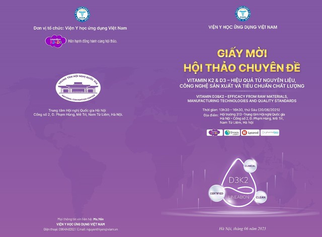 Hội thảo khoa học về vi chất D3K2 với sự tham gia của ba tập đoàn lớn trên thế giới- Ảnh 3. Hội thảo khoa học về vi chất D3K2 với sự tham gia của ba tập đoàn lớn trên thế giới- Ảnh 3.